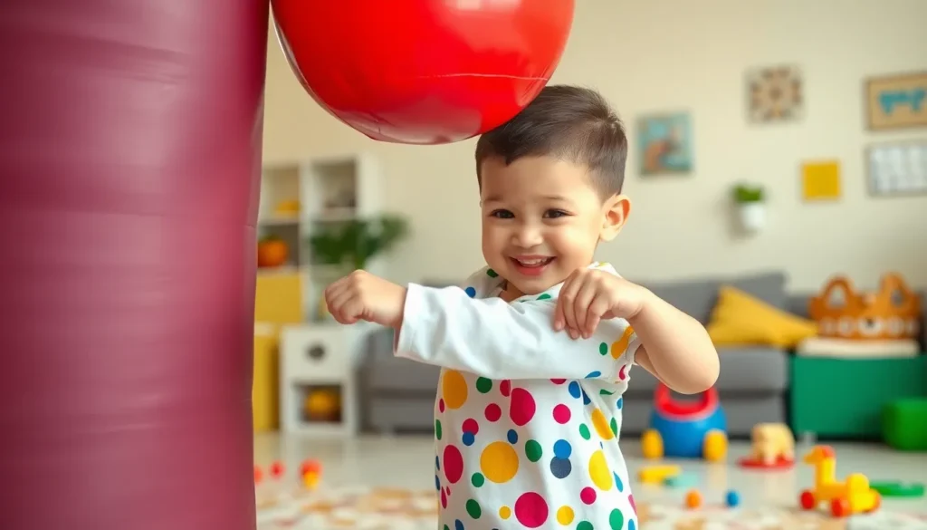 toddler punching bag
