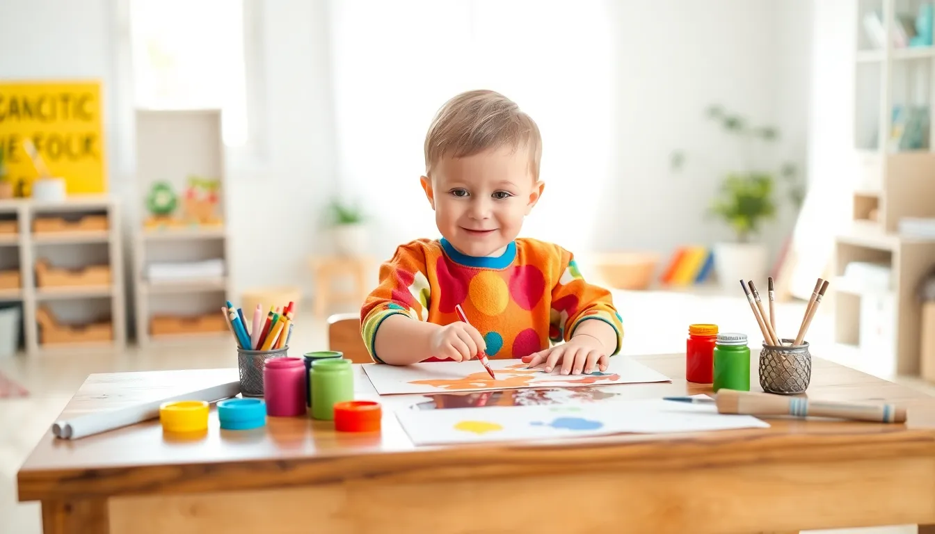 toddler art table